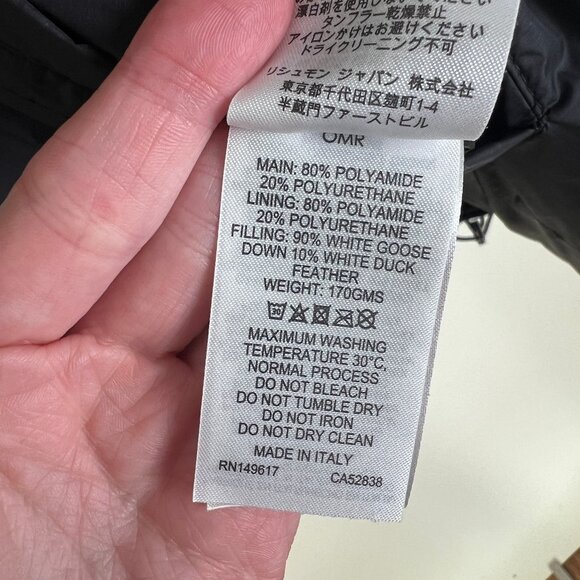 Dunhill Goose Feather Down Puffer Jacket Winter Coat Glossy Puff Waterproof Warm - Picture 10 of 16